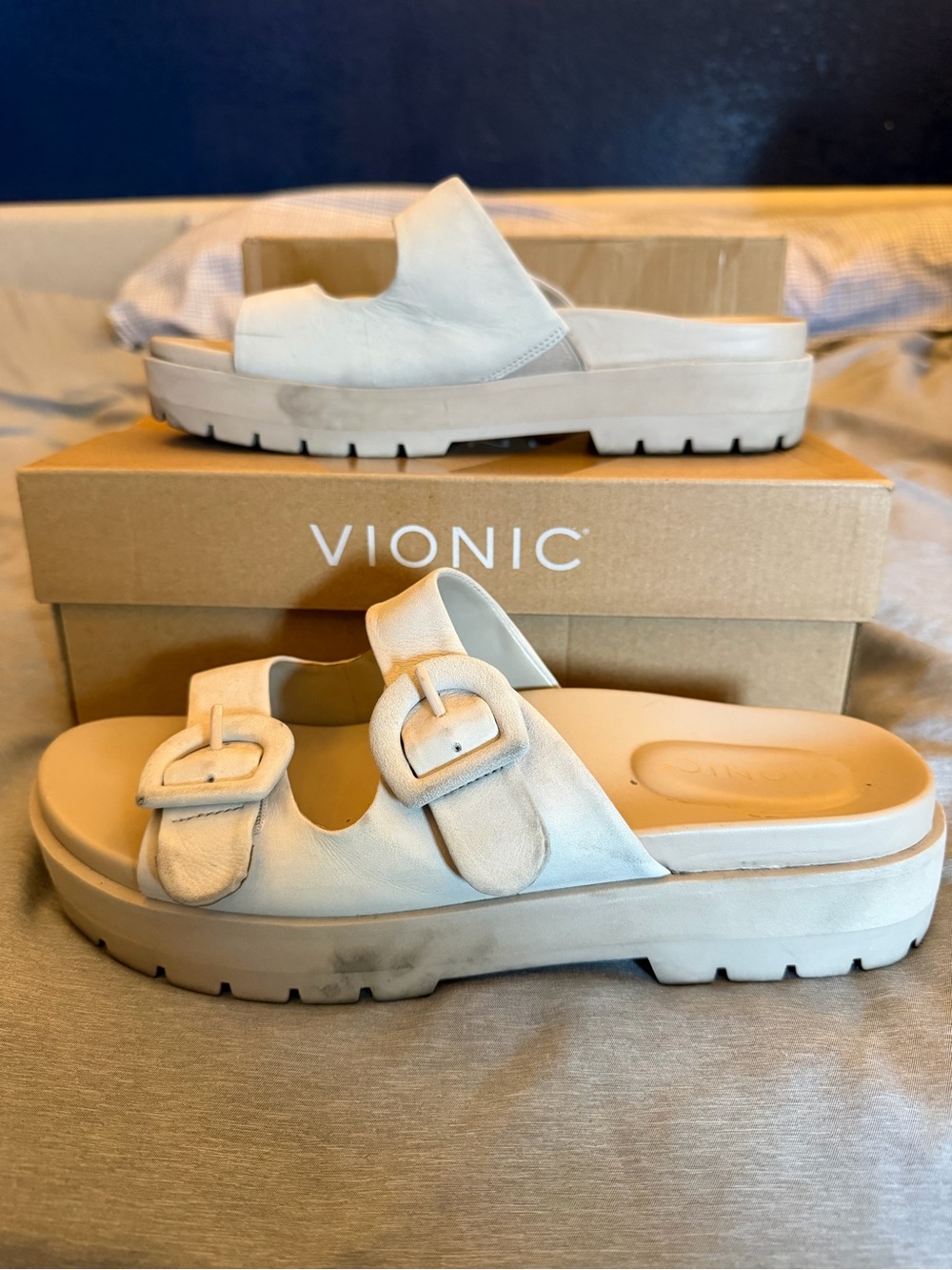 Vionic Women's Platform Slide Sandals, Size 9